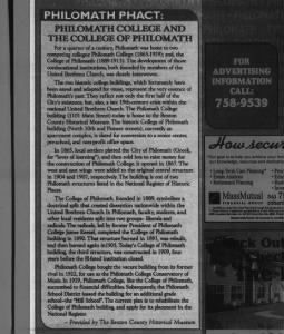 College of Philomath and Philomath College info